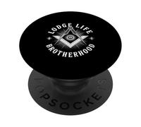 Lodge Life Eye Masonic Square and Compass PopSockets Adhesive PopGrip