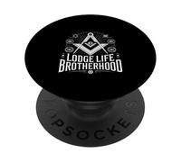 Lodge Life Sacred Geometry Masonic Emblem PopSockets Adhesive PopGrip