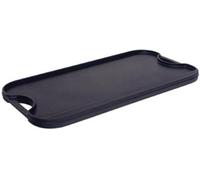 Lodge Cast Iron Griddle Logic Pro LPG13 – 20 x 10 in Pre-Seasoned Reversible – Black
