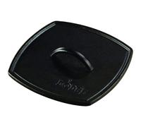 Lodge LPP3 Cast Iron Square Ribbed Panini Press 8.25-inch