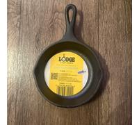 Lodge 12.7 cm / 5 inch Heat-Treated Pre-Seasoned Cast Iron Mini Round Skillet/Frying Pan, H5MS,Black