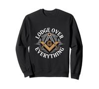 Lodge Over Everything Freemason Crest Sweatshirt
