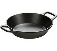 Lodge Round Double Handle Cast Iron Pan/Skillet, Black, 8-Inch 17L5RPL3