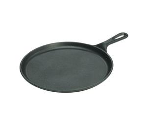 Lodge Round Griddle w/ handle 10.5'' 26.7cm Strong Cast Iron Pancake Pan L9OG3
