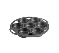 Lodge Seasoned Cast Iron Mini Cake Pan, 7 Impressions