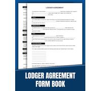 Lodger Agreement Form Book: 50 Ready-to-Use Templates for UK Landlords & Lodgers | 8.5 x 11 inches.
