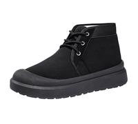 Lodizeora Men's Suede Desert Boots Mid Top Casual Lace Up Chukka Boots