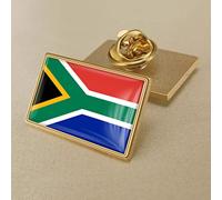 LODMLOER Coat Of Arms Of South Africa South Africans Flag Brooch,Brooches Lapel Bag Badges,Shirt Jacket Backpack Accessory,Diy Lapel Badges,Button Pins Bulk,Aesthetic Enamel Badges