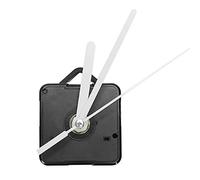 Lodokdre 1 Pack Replacement Wall Clock Repair Parts DIY Hand Quartz Clock Motor Movement Pendulum Mechanism with Set Hands and Accessories (Black + White), Black & White