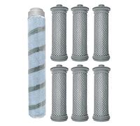 Lodokdre 1 x roller brush rolls with 6 pieces HEPA filter for A10/A11 Hero Master S11/S12 series vacuum cleaner parts