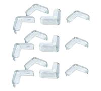 Lodokdre 12 Pieces Clear Plastic Table Desk Corner Protector