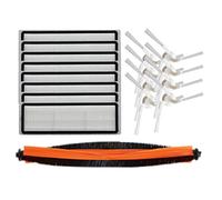 Lodokdre 17pcs Replacement Parts for Pro Robot Vacuum Cleaner Washable HEPA Filter Main Side Brush Accessory Kit
