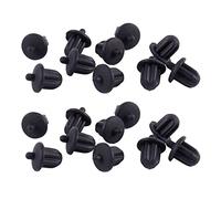 Lodokdre 20X Black Rubber 6.35mm Audio PC DVD Microphone Socket Dust Cover