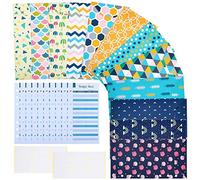 Lodokdre 24 x A6 Budget Envelopes Binding Pockets for Cash Envelope System, Budget Planner, Cash Envelope Wallet with Stickers