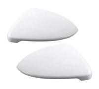 Lodokdre 2X for - Golf 7 MK7-2014 2015 2016 17 2018 Front White Rearview Side Wing Mirror Cap Cover 5G0857538E