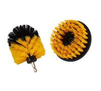 Lodokdre 3 Inch + 5 Inch Medium Stiffness Bristles Electric Scrubbing Brush Drill Attachment Cleaning Set Quick Wave Change for Bathroom Bath Shower Tile Joint