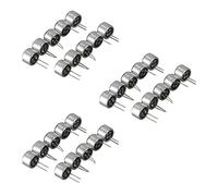 Lodokdre 30 Pieces 9.7 mm x 7 mm 2 Pin MIC Capsule Electret Condenser Microphone