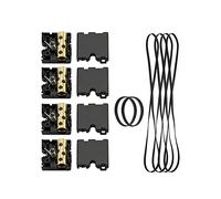 Lodokdre 3D Printer Part For Ultimaker 2 UM2 DIY Original Injection Slider With Copper Sleeve +Slider Block Spring + GT2 610 200 Timging Belt distinctive (Color : C)