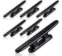 Lodokdre 6 Pieces Boat Cleats Black Boat Dock Cleats Canoe Cleats Nylon Cleats 4 Inch for Boat Mooring Accessories