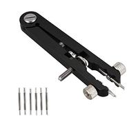 Lodokdre 6825 Watch Strap Remover Adjustment Tool Professional V-Shaped Bar Pliers for Watchmaking Watches Tool, black