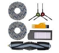 Lodokdre 7 Pieces Replacement Parts for T10 Turbo Vacuum Cleaner Filter Main Side Brush Mop Cloth House Cleaning