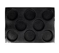 Lodokdre 8 Hole Hamburger Molds for Baking Mesh Silicone Molds for Baking Baking Molds Perforated Non-stick