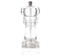 Lodokdre Acrylic Manual Pepper Mill Salt Spices Mill Mixing Cup Transparent Kitchen Grinding Tool 6 x 14 cm