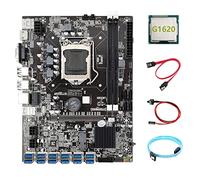 Lodokdre B75 ETH Motherboard 12 PCIE to USB+G1620 CPU+SATA3.0 Serial Connector Cable+ Cable+Switch Cable LGA1155 Motherboard