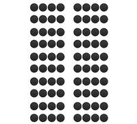 Lodokdre Black Silicone Coasters, Set of 32, Non-Slip, Round, Soft, Slim and , Easy to Clean, Black Coasters