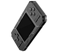 Lodokdre Mini Portable Console Portable 8 3.0 Inch Screen Color LCD Built-in Reader 500 Games - Black