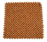 Lodokdre Muzhu Car Seat Cushion Wooden Beads Chair Art Massage Cushion Car Seat Cushion Car Seat Cover Bead Pad Beige