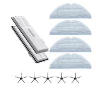 Lodokdre Pack of 11 Hepa Filter Wipe Side Brush for S7 T7S T7plus T7Splus Robot Vacuum Cleaner Parts A