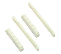 Lodokdre Set of 2 Bone Bridge Saddle and for 6 String Acoustic Guitar