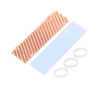 Lodokdre Ultra Thin Pure Copper Heatsink Cooler Heat Sink SSD Thermal Pad for M.2 2280 PCI-E NVME SSD 70X20X4mm