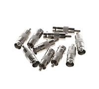 Lodoot 10 Pcs BNC Female to Male Plug Coax Cable Adapters