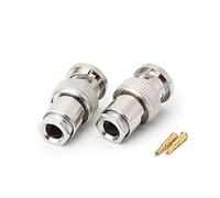 Lodoot 10PCS RG58 Plug For CCTV Security Coax Coupler Video BNC Connector