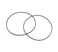 Lodoot 2PCS Replacement Rubber Belts for Sweeping Robot DE55/DE53/DN55 Fold Length 10CM Flexible