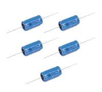 Lodoot 5Pcs Capacitors High Voltages 100V Aluminum Electrolytic Capacitors 100V 1.5/2.2/3.3/4.7/5.6/6.8/8.2/10/12/15uF Axial Aluminum Electrolytic Capacitors