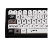 Lodoot Cats and Puppy Keycaps Profile Dyes Sublimation PBTs 140Key for Mechanical Keyboards For MXes Switches