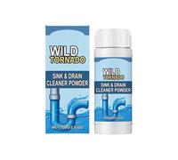 Lodoot Drain Cleaner Powder for Kitchen & Bathroom - Powerful Pipe Unclogger Dissolves Grease, Hair, Stubborn Clogs and Elimina
