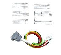 Lodoot Efficient Data Transfer Workbench Cable Set Multiple Function Probes Harness Supporting 24 Pin Parallel for FC200 DB15 plastic