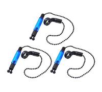Lodoot Fishing Bites Set Swings Tackles Chain Alarm Sound Alert Light Stick Chain Alerts Alarm Hanger Portable Bobbins Hangers Alarms
