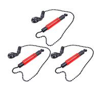 Lodoot Fishing Bites Set Swings Tackles Chain Alarm Sound Alert Light Stick Chain Alerts Alarm Hanger Portable Bobbins Hangers Alarms