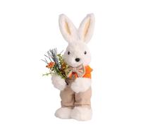Lodoot Lovely Figurine Easter Party Desktop Ornament, Type A | Bunnies Photo Props for Kids Gift, Home Garden Wedding Decor, Easter Party Props Supplies