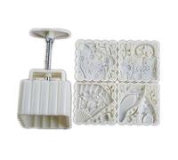 Lodoot Mold Ancient Cheongsam Cake Making for MidAutumn Festival Hand Pressure Baking Tools 150G/200G Creative Baking