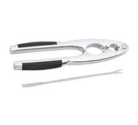 Lodoot Nutcrackers Set with Seafood Needle Multipurpose Zincs Alloy Nut Cracker Opener Tool Practical Kitchen Accessories