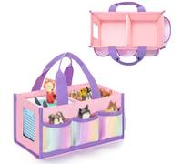 LoDrid Tote Bag Compatible with Toniebox 2/1 for Audio Player Starter Pink