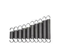 LOEASE 2/5pcs Extension Springs With Hooks Ends Steel Tension Spring Wire Diameter 1mm Outer Diameter 5-12mm Length 30~300mm For DIY(250mm(2pcs),8mm)