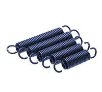 LOEASE 2pcs/lot 3mm Extension Spring WD 3mm OD 20mm Length 70-140mm Black Steel Extension Tension Spring With Hooks (Size : 100mm, Color : 20MM_3MM)