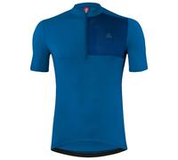Löffler - Bike Jersey Half-Zip Skys Block Mid - Cycling jersey size 48, blue